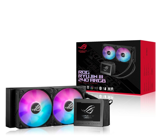 ASUS ROG RYUJIN III 240 ARGB 2x120mm - 1486806 - zdjęcie
